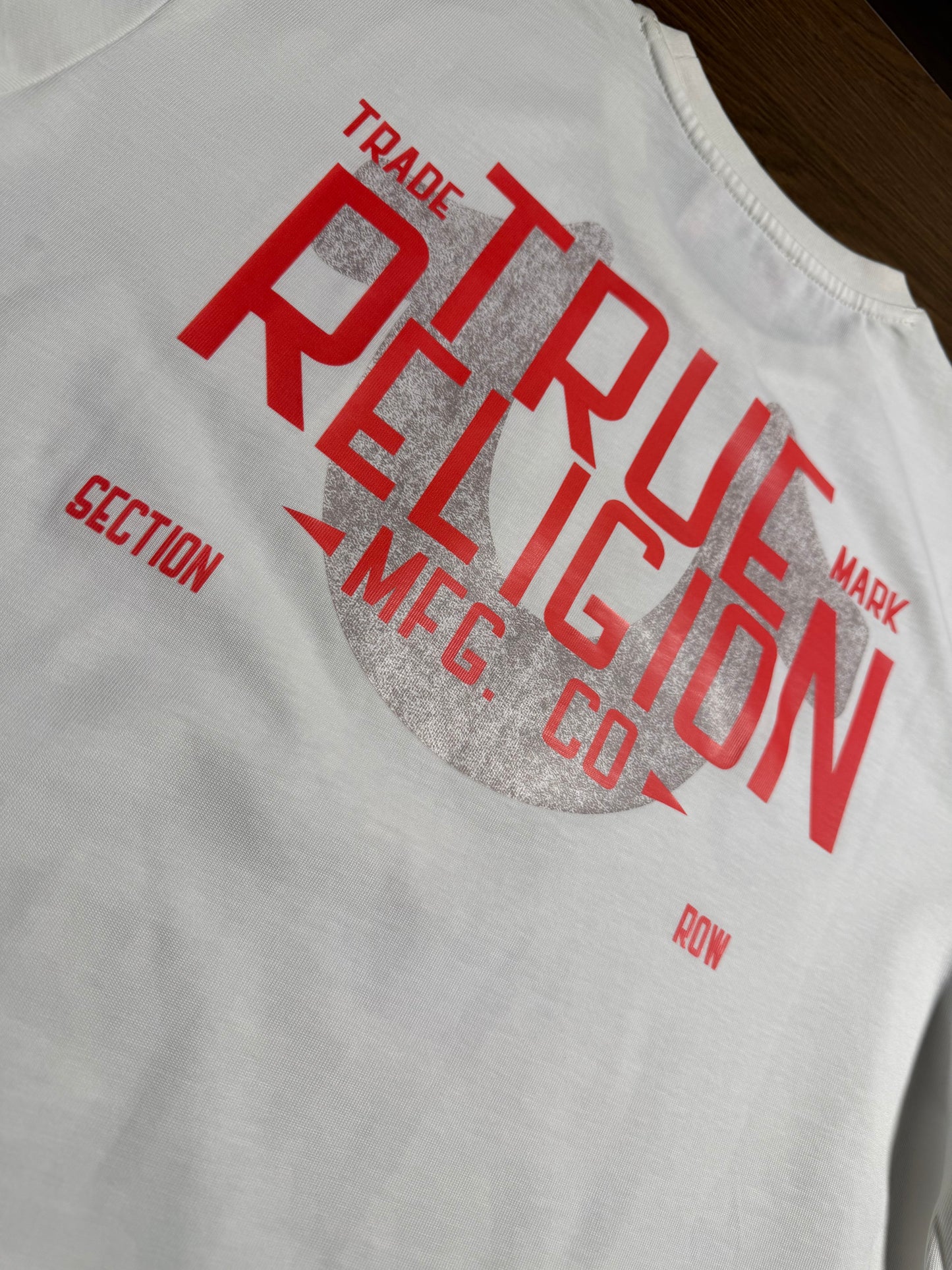 True Religion White Graphic T-Shirt