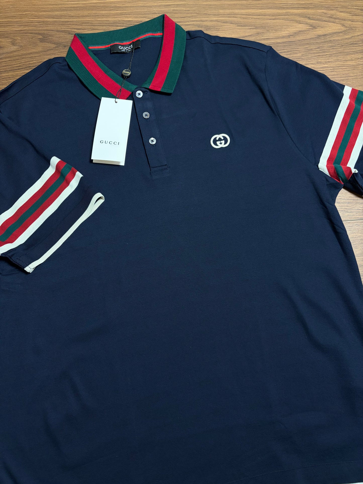 Gucci Navy Polo T-shirt