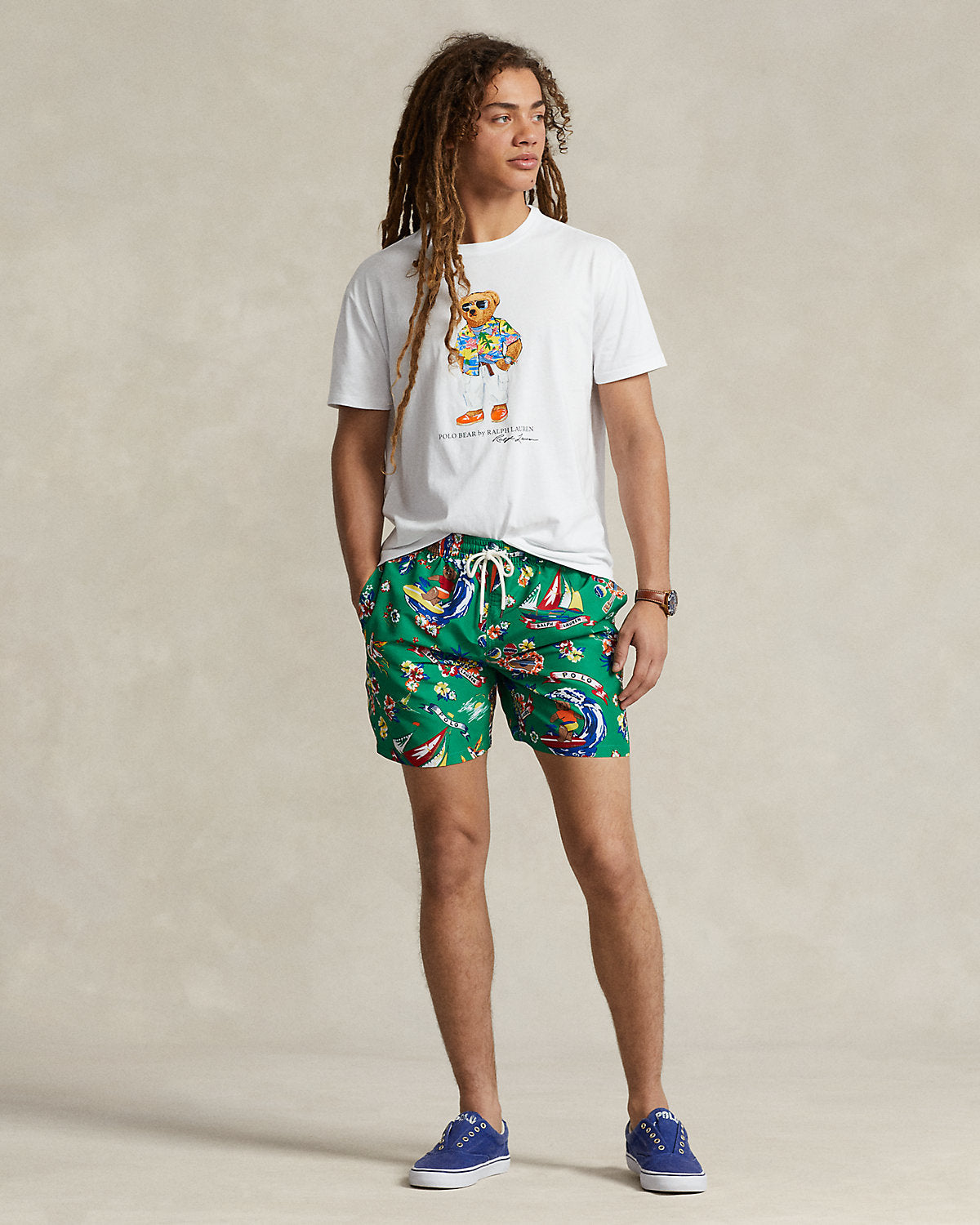 Polo Bear-Print T-shirt