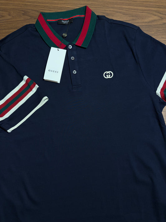 Gucci Navy Polo T-shirt