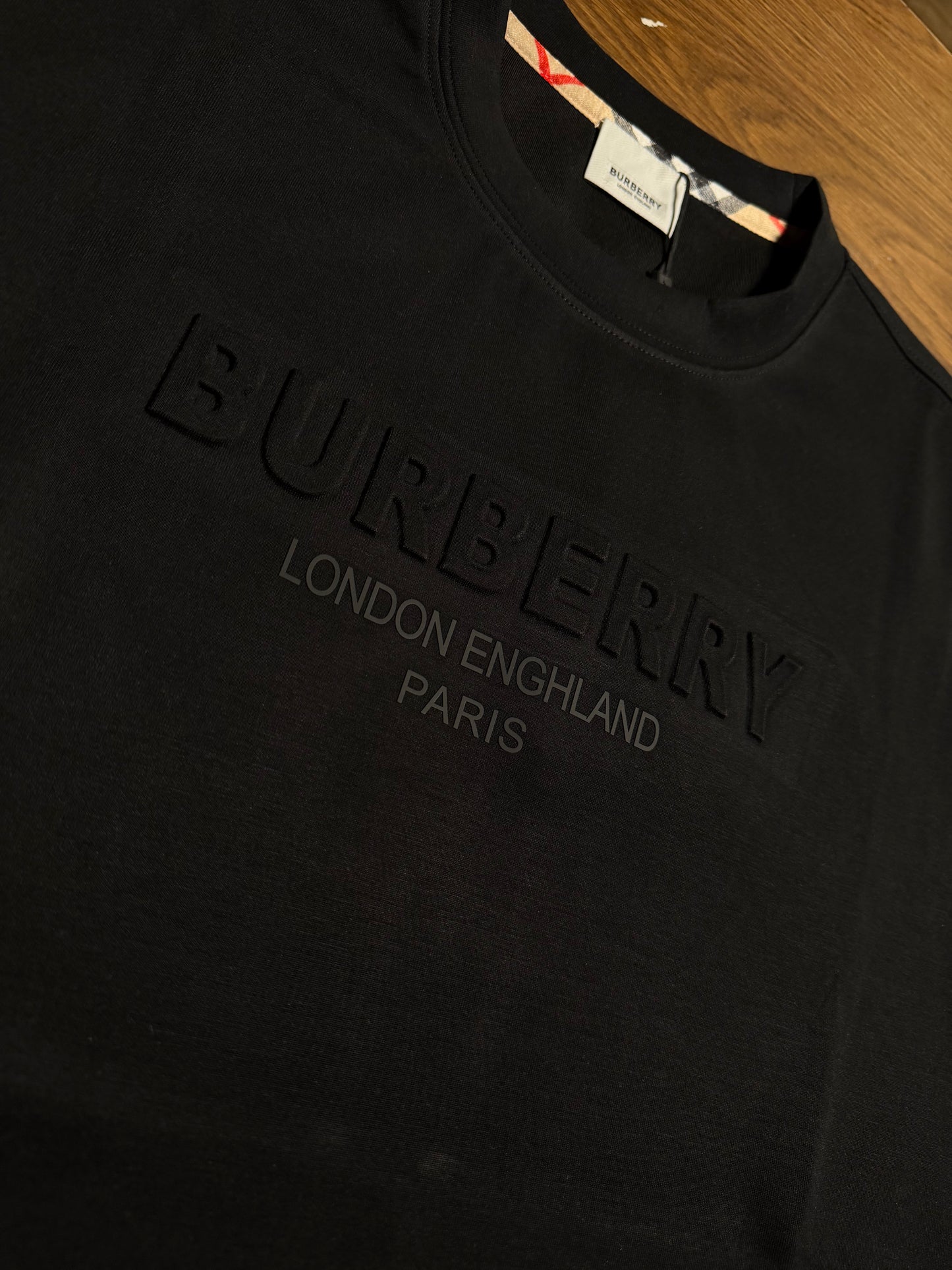 Burberry Black Graphic T-Shirt