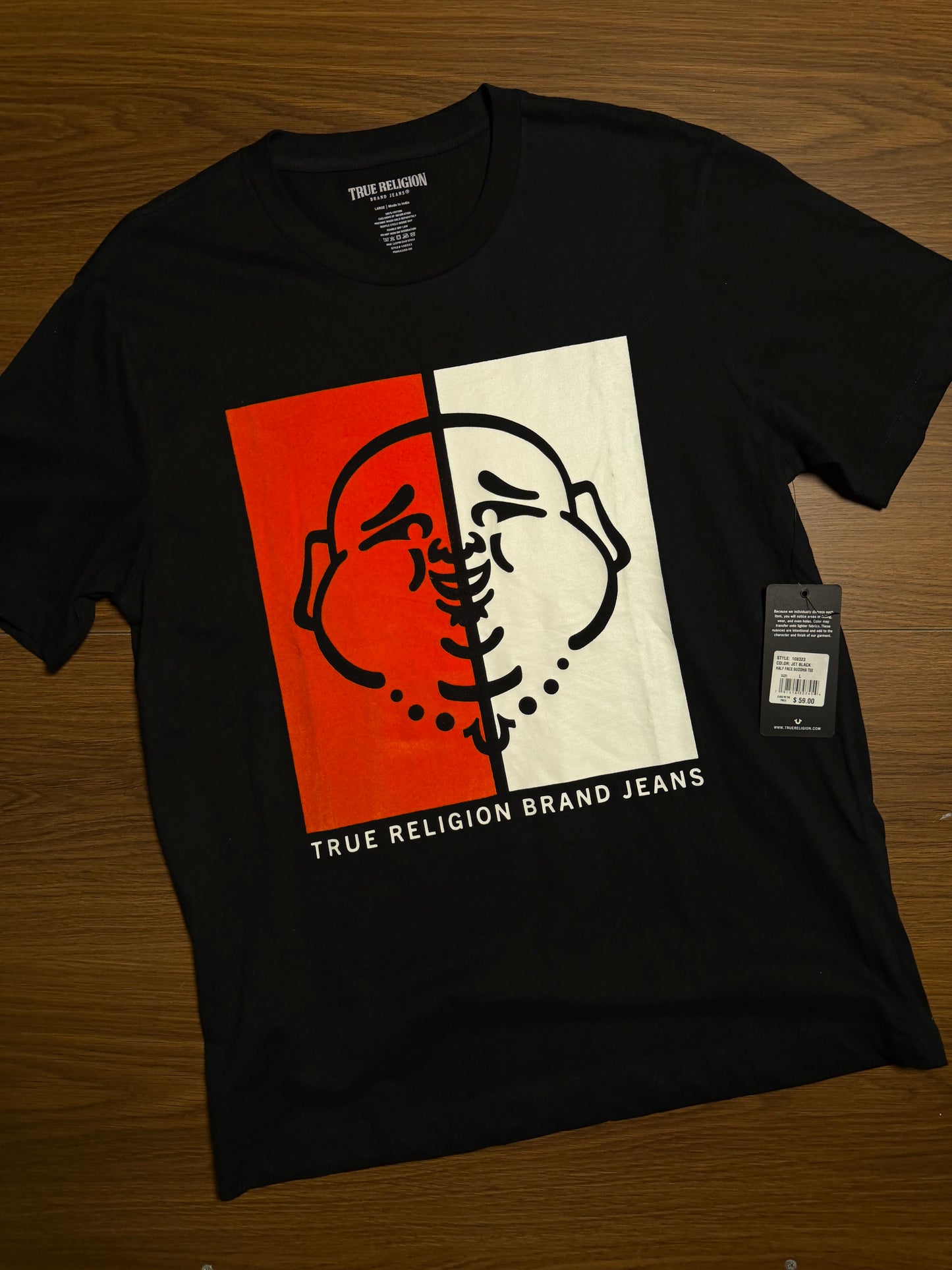 True Religion Black T-Shirt