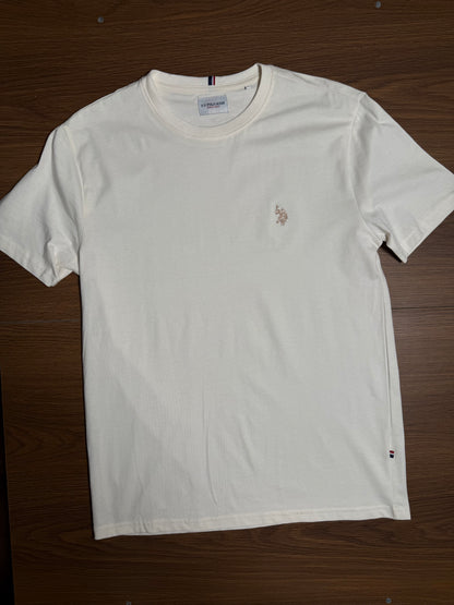 U.S Polo Assn White  T-Shirt