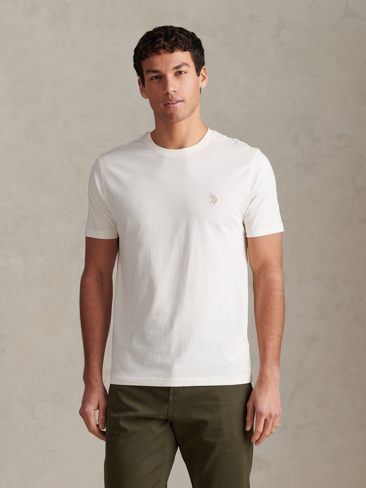 U.S Polo Assn White  T-Shirt